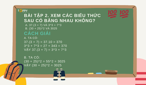 Cách giải bài tập 2