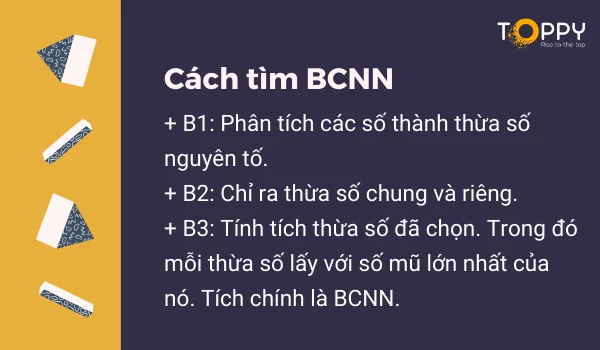 Cách tìm BCNN