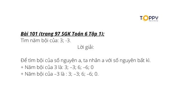 Hướng dẫn giải bài tập bội và ước của một số nguyên