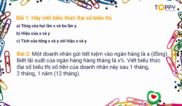 Bài tập vận dụng