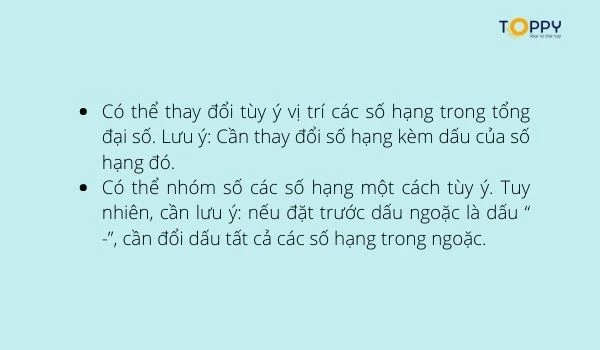 Lưu ý quy tắc dấu ngoặc