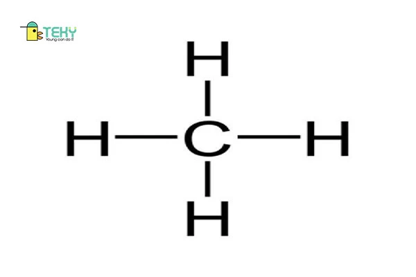 Cách biểu diễn hóa trị bằng dấu gạch ngang của hợp chất metan hay còn gọi là CH4