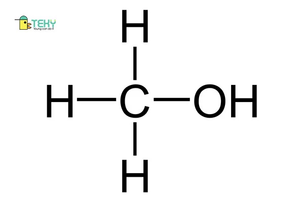 Cách biểu diễn sự liên kết của các nguyên tử bằng dấu gạch ngang của rượu etylic