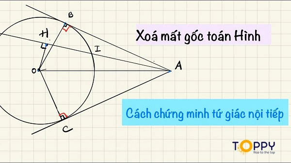 Các bài toán về chứng minh tứ giác nội tiếp đường tròn