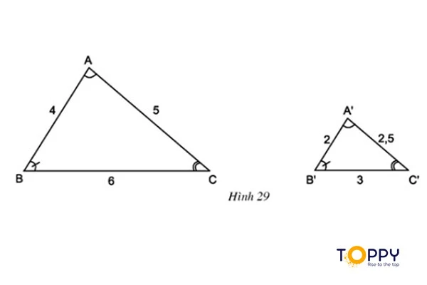 Các tính chất của những tam giác đồng dạng