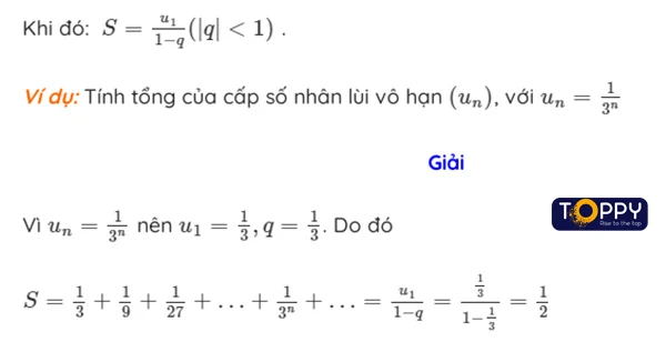 Giới hạn của dãy số toán 11