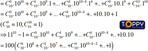 Nhị thức Newton toán 11