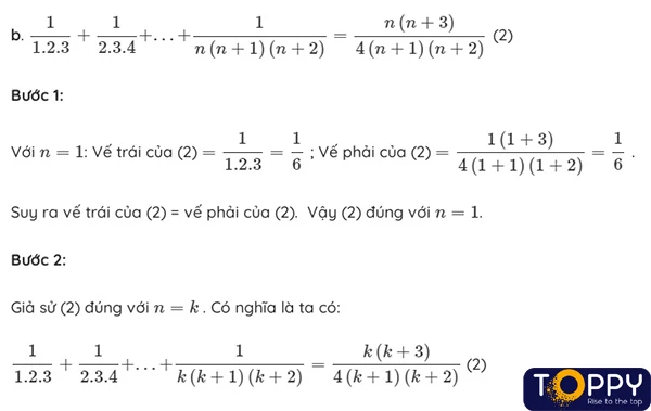 Phương pháp quy nạp toán học toán 11