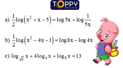 Phương trình mũ và phương tình logarit toán 12