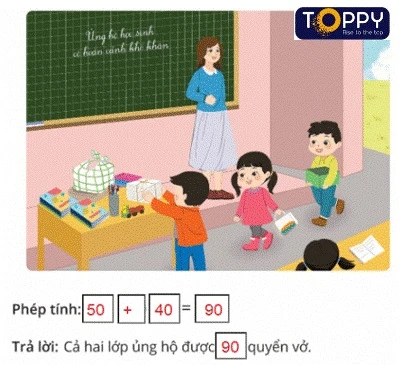 Cộng trừ các số tròn chục toán lớp 1