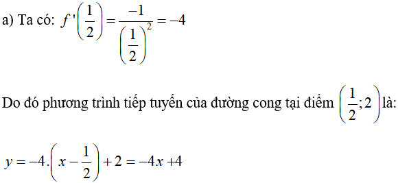 Định nghĩa và ý nghĩa của đạo hàm - Giải bài tập SGK Toán 11