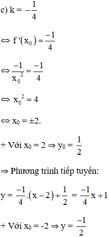 Định nghĩa và ý nghĩa của đạo hàm - Giải bài tập SGK Toán 11