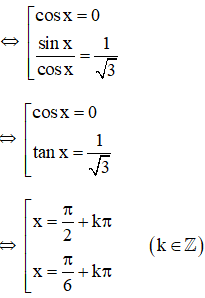 Một số phương trình lượng giác thường gặp – Giải bài tập SGK Toán 11