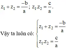 Phương trình bậc hai với hệ số thực - Giải bài tập SGK Toán 12